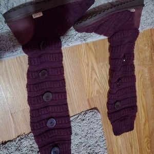 Muk luks size 7 sweater boots